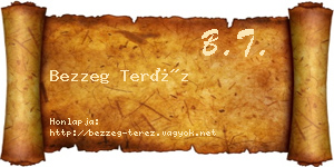 Bezzeg Teréz névjegykártya